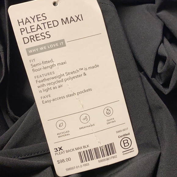 Athleta Hayes Pleated Maxi Dress - Picture 10 of 11
